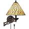 Robert Louis Tiffany® Iron Vine Swing Arm Wall Lamp