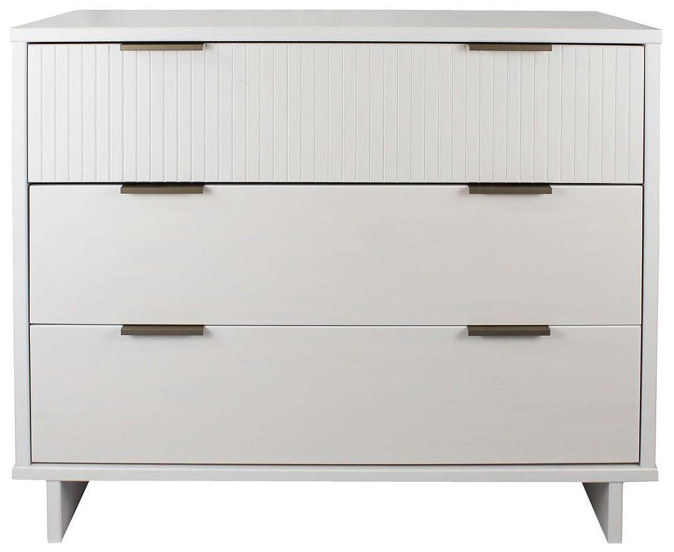 Manhattan Comfort Granville 38.18 Standard Dresser In White