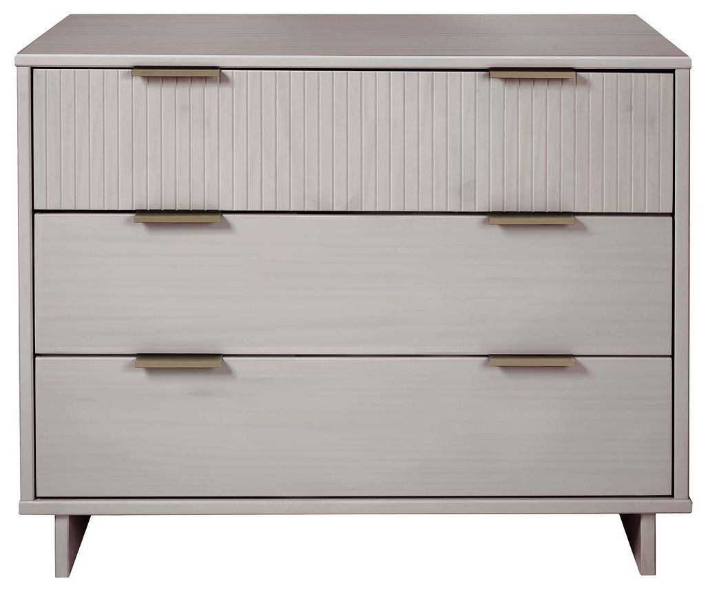 Manhattan Comfort Granville 38.18 Standard Dresser In Light Grey