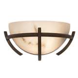 Calavera Collection 6 1/2&quot; High Nutmeg Wall Sconce