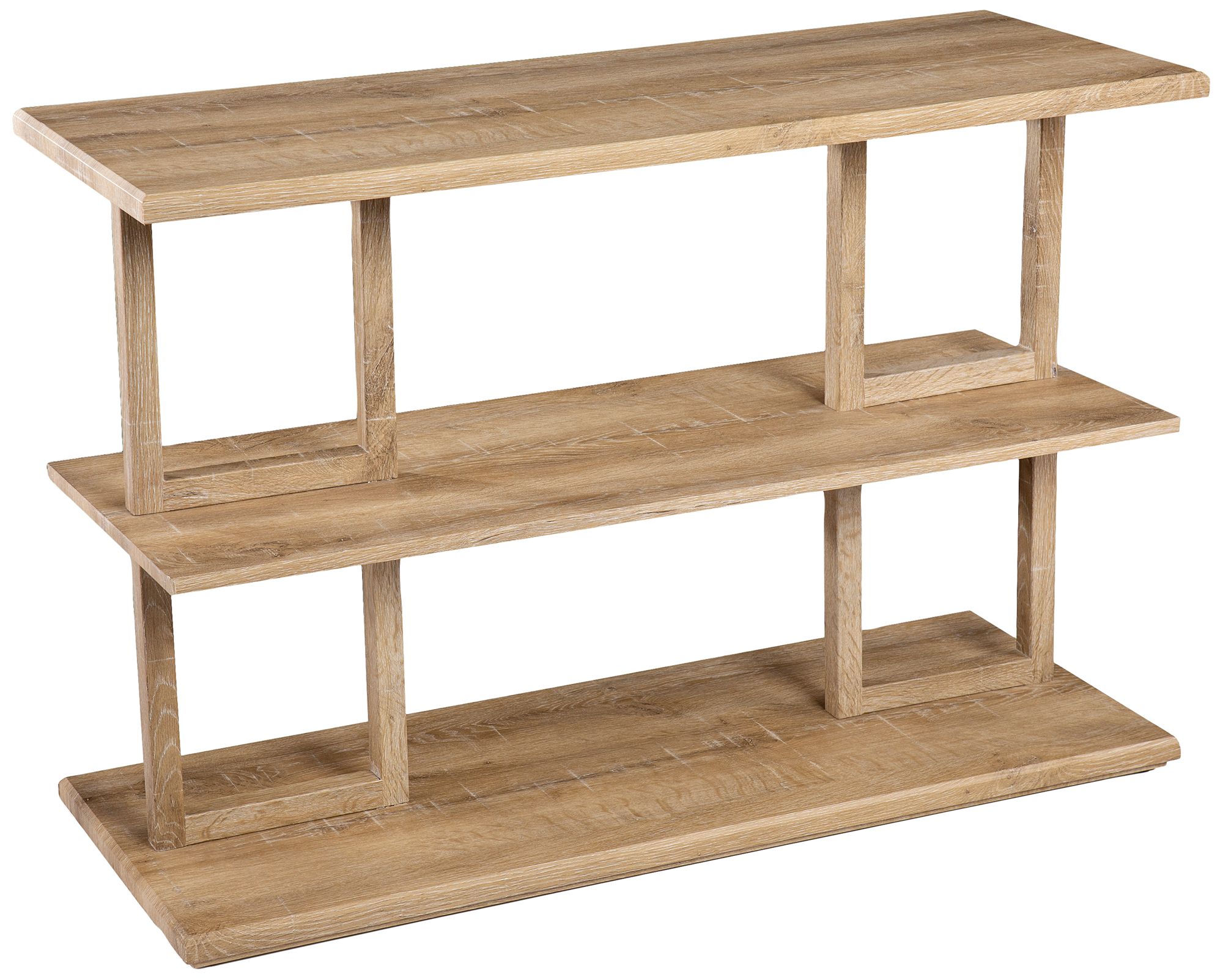 Markworth 42" Wide Natural Wood Geometric Console Table
