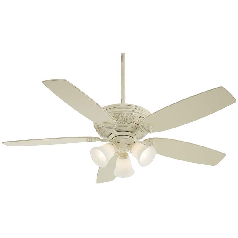 Image 2 54" Minka Aire Classica Provencal Blanc LED Ceiling Fan with Remote