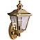 Kichler Polished Brass 15 1/2" High Outdoor Wall Light