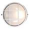 Nauticus Collection 7" Round White Outdoor Wall Light