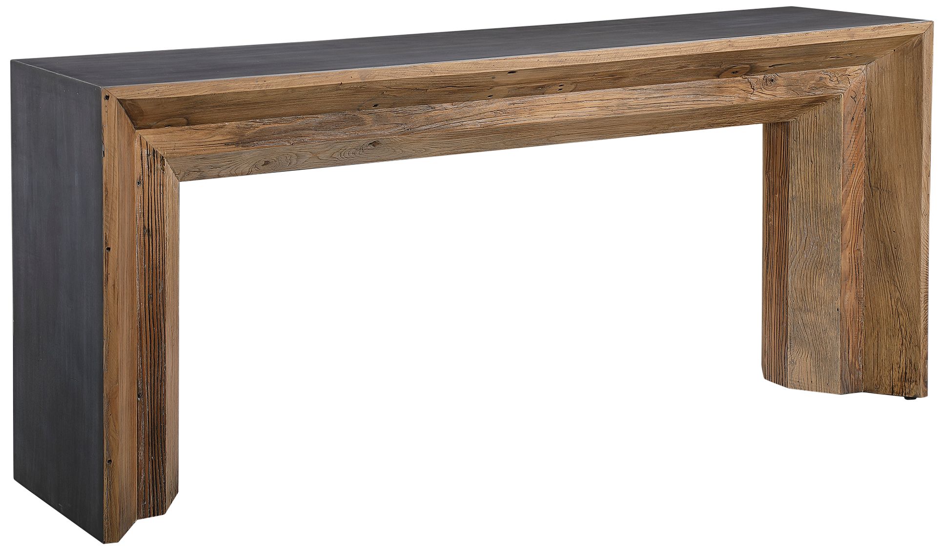 Uttermost Vail 72" Wide Natural Elm Wood Console Table
