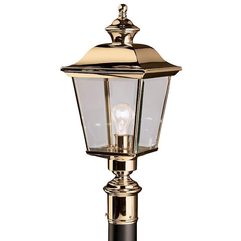 Kichler Solid Brass 22&quot; High Outdoor Post Light