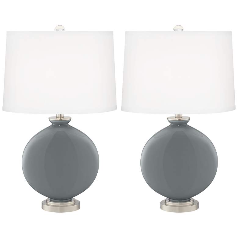 Software Gray Carrie Table Lamps Set of 2