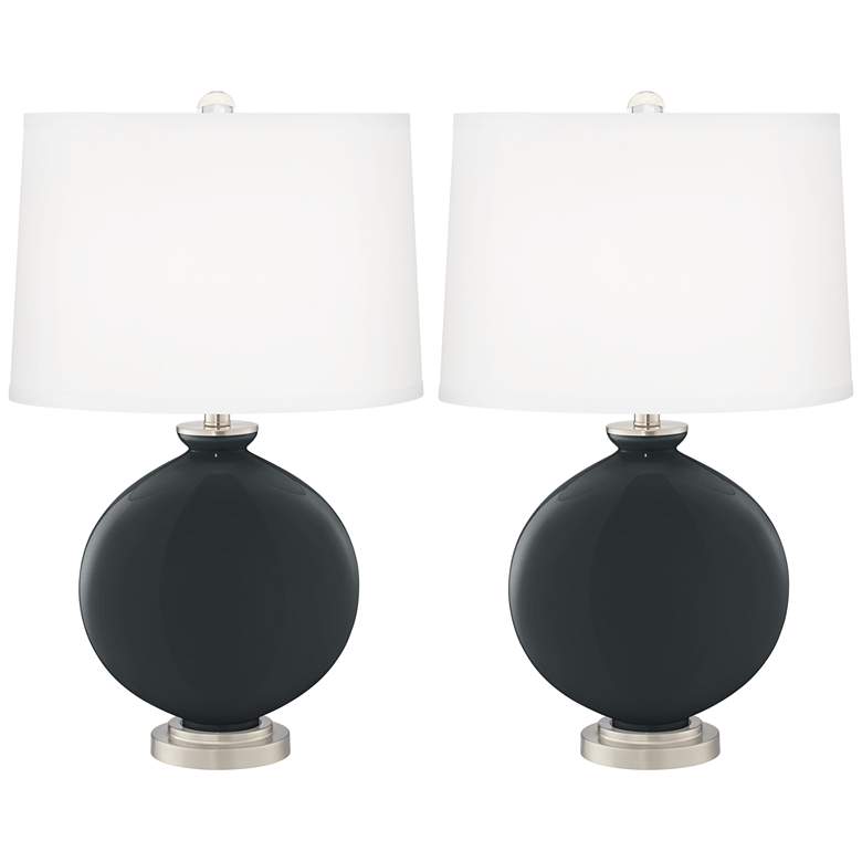 Black of Night Carrie Table Lamp Set of 2