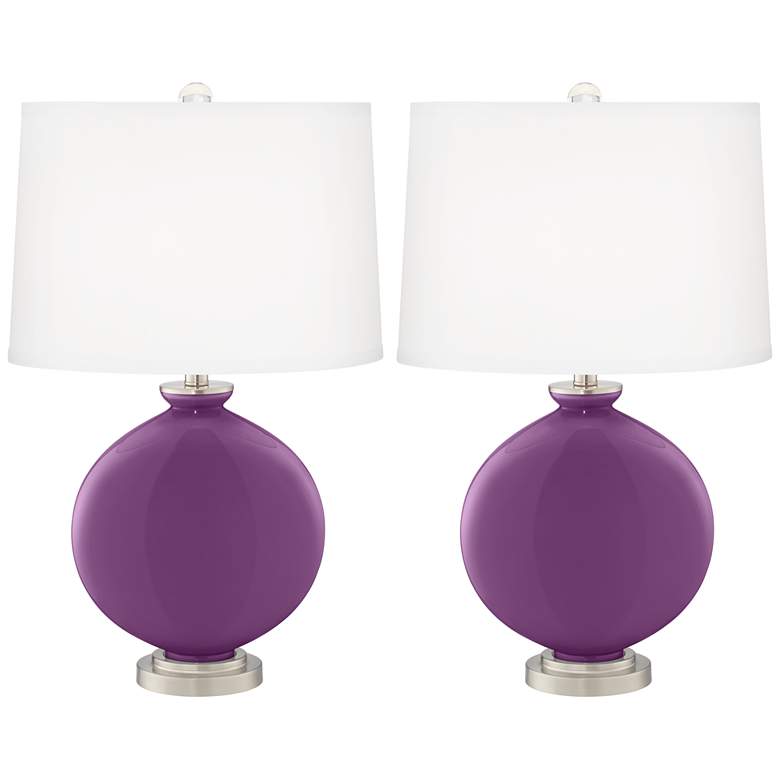 Kimono Violet Carrie Table Lamp Set of 2