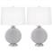 Swanky Gray Carrie Table Lamp Set of 2