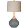 Software Natural Linen Drum Shade Wexler Table Lamp