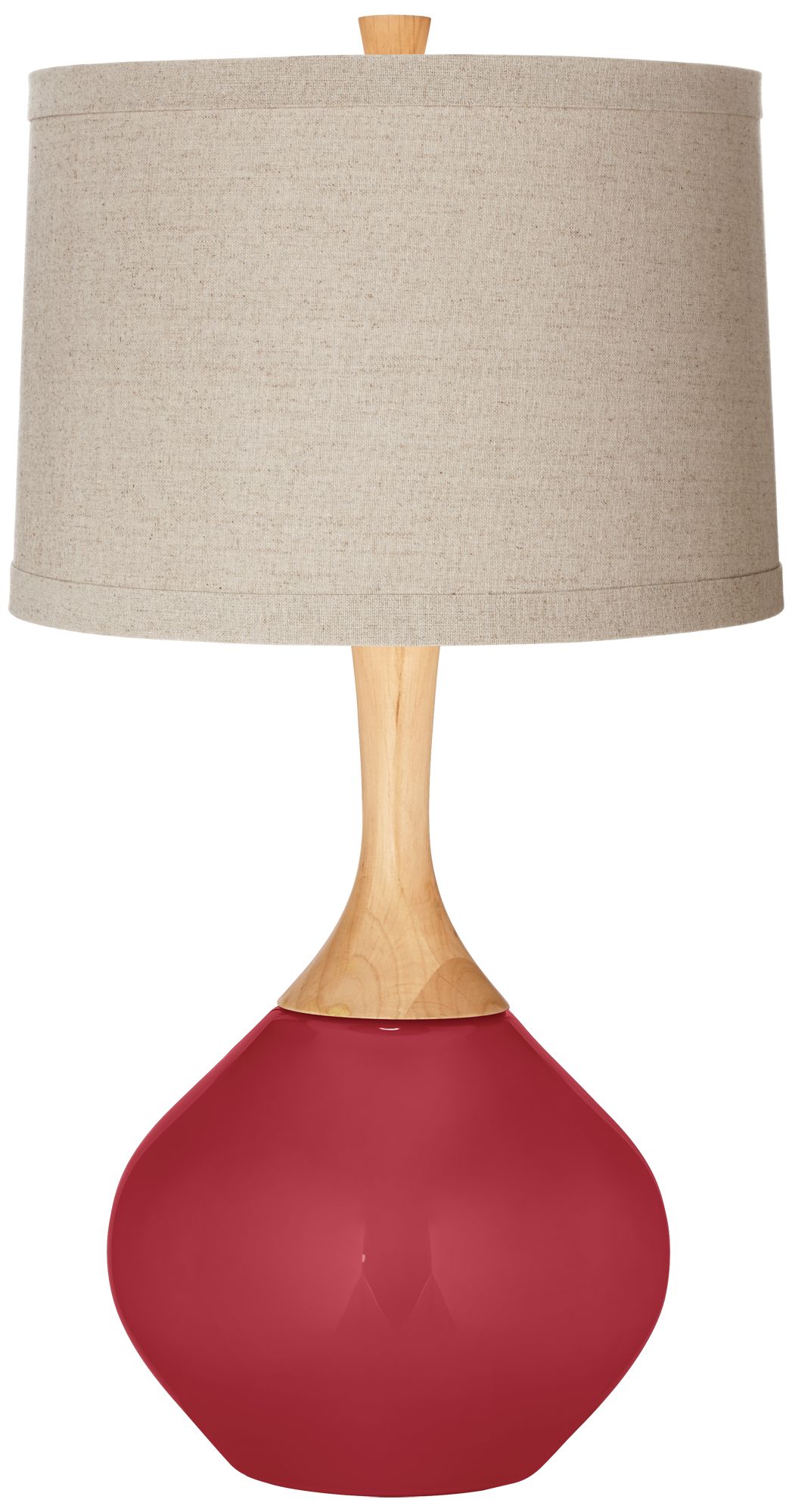 Samba Natural Linen Drum Shade Wexler Table Lamp