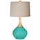 Synergy Natural Linen Drum Shade Wexler Table Lamp