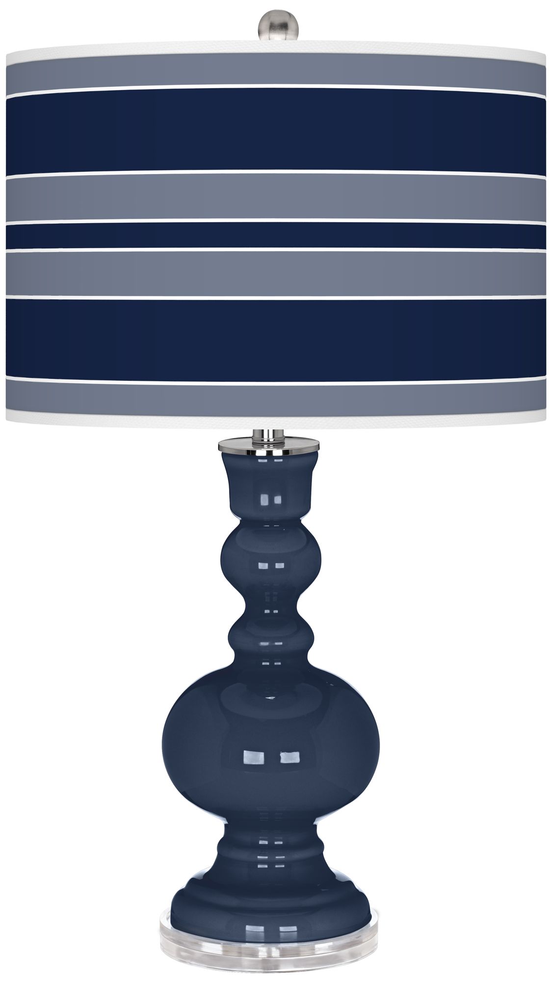 Naval Bold Stripe Apothecary Table Lamp
