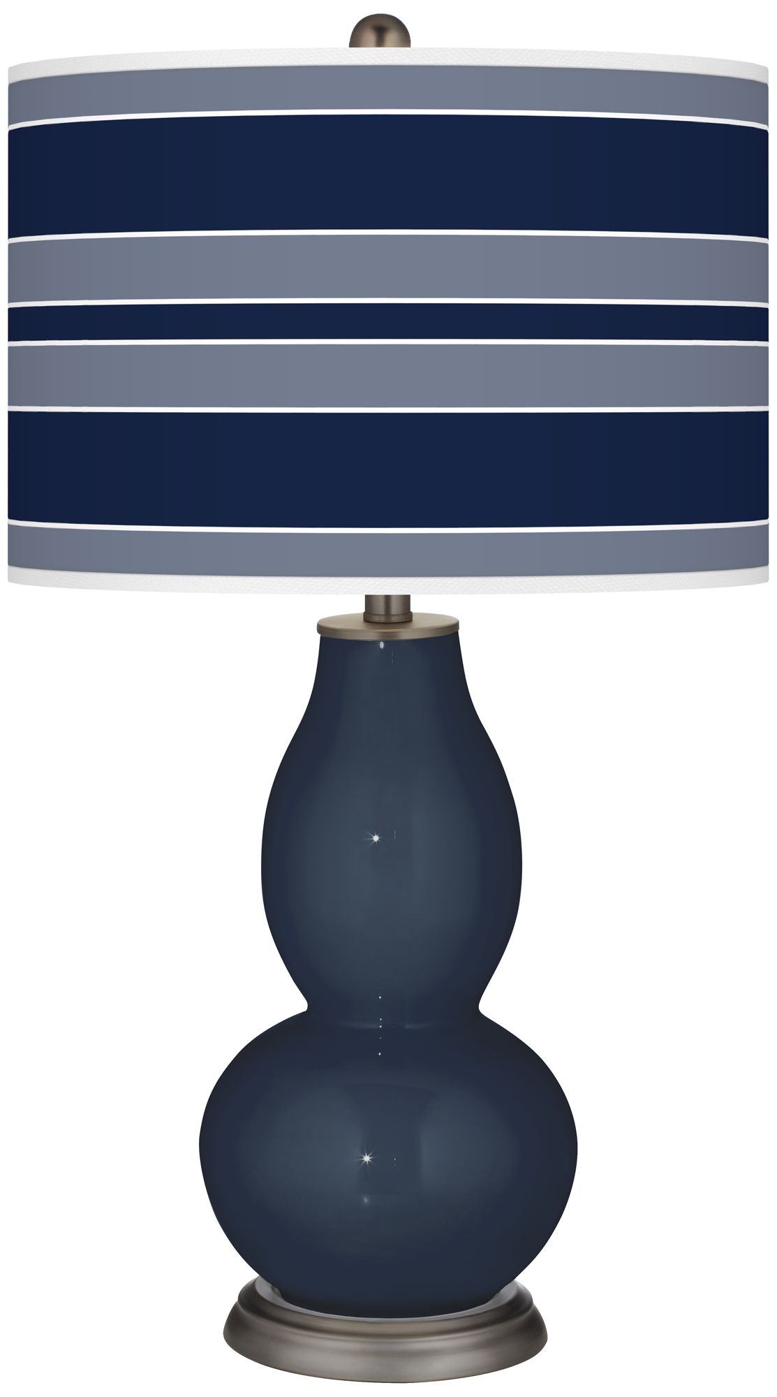 Naval Bold Stripe Double Gourd Table Lamp