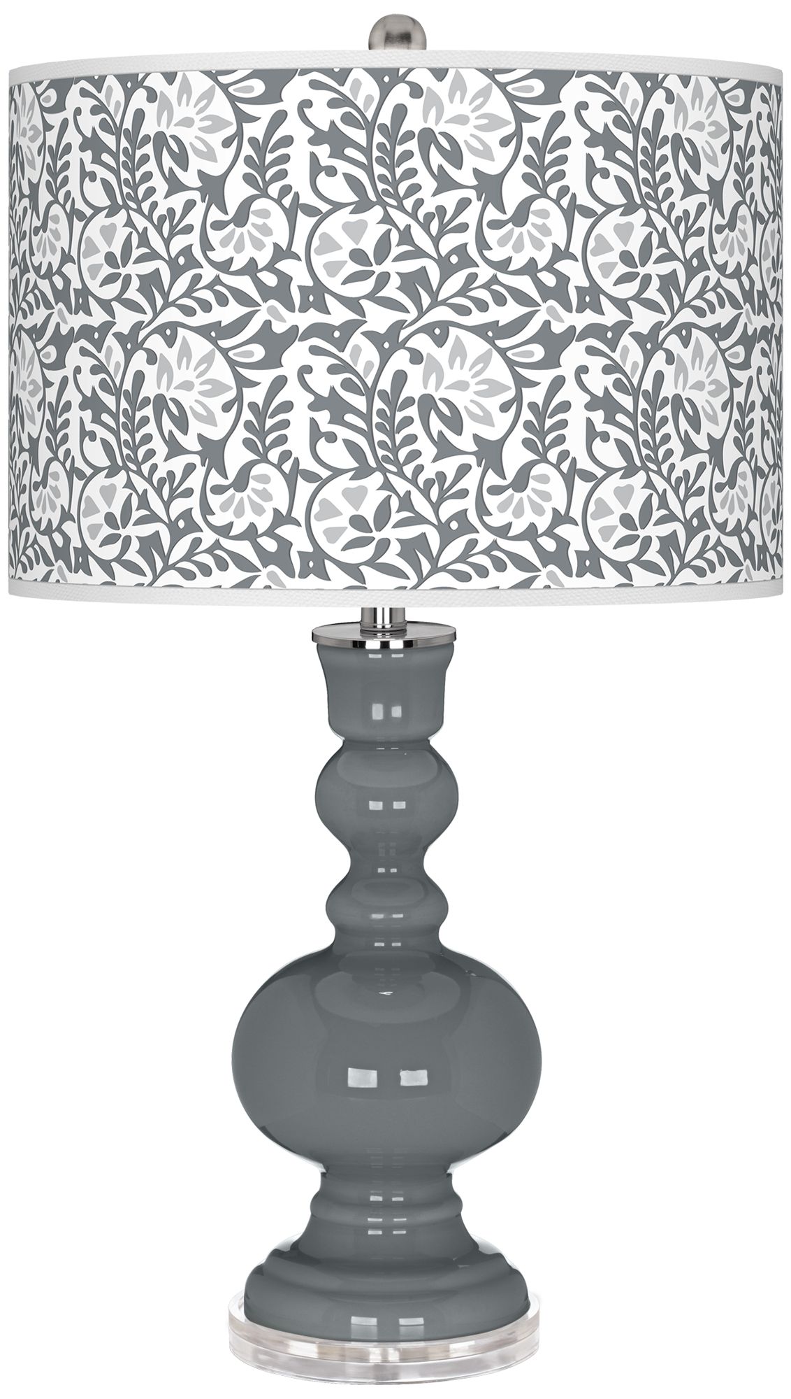 Software Gray Gardenia Apothecary Table Lamp