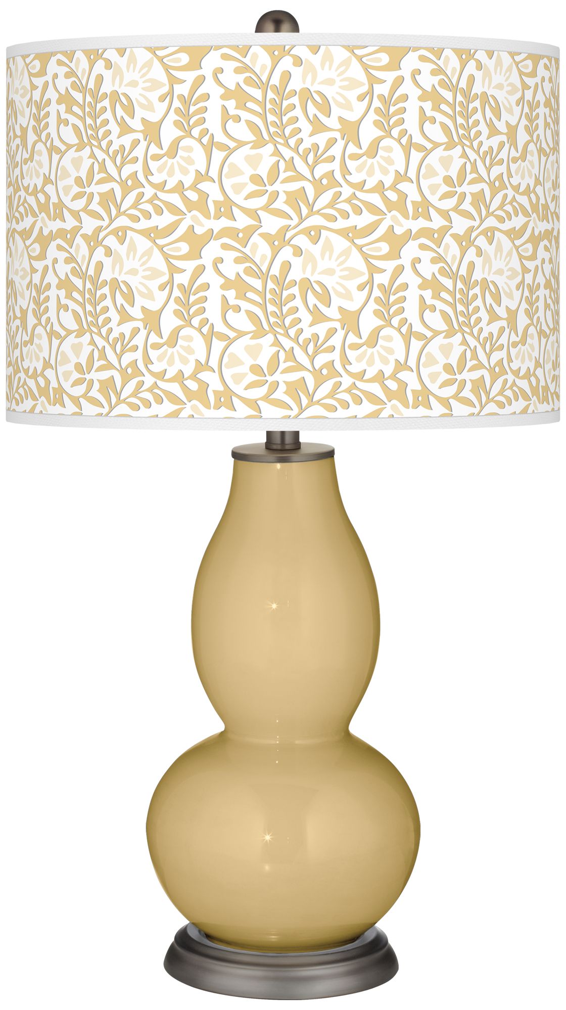 Humble Gold Gardenia Double Gourd Table Lamp 53T38 Lamps Plus