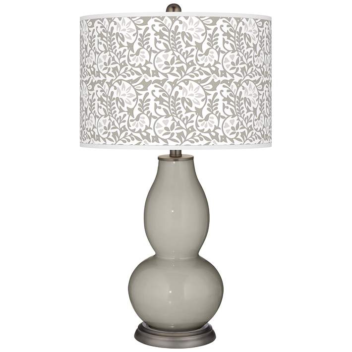 Requisite Gray Gardenia Double Gourd Table Lamp - #53T59 | Lamps Plus