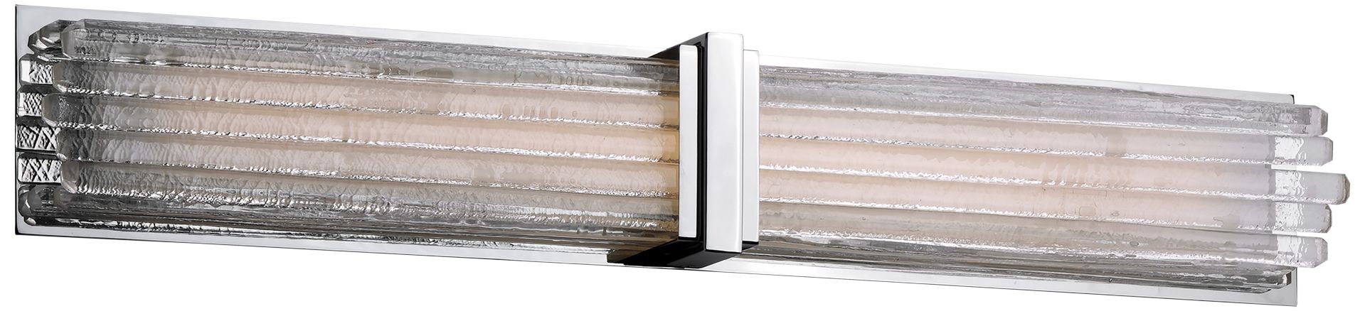 Maxim Unity 32" Wide Polished Nickel LED Bath Light