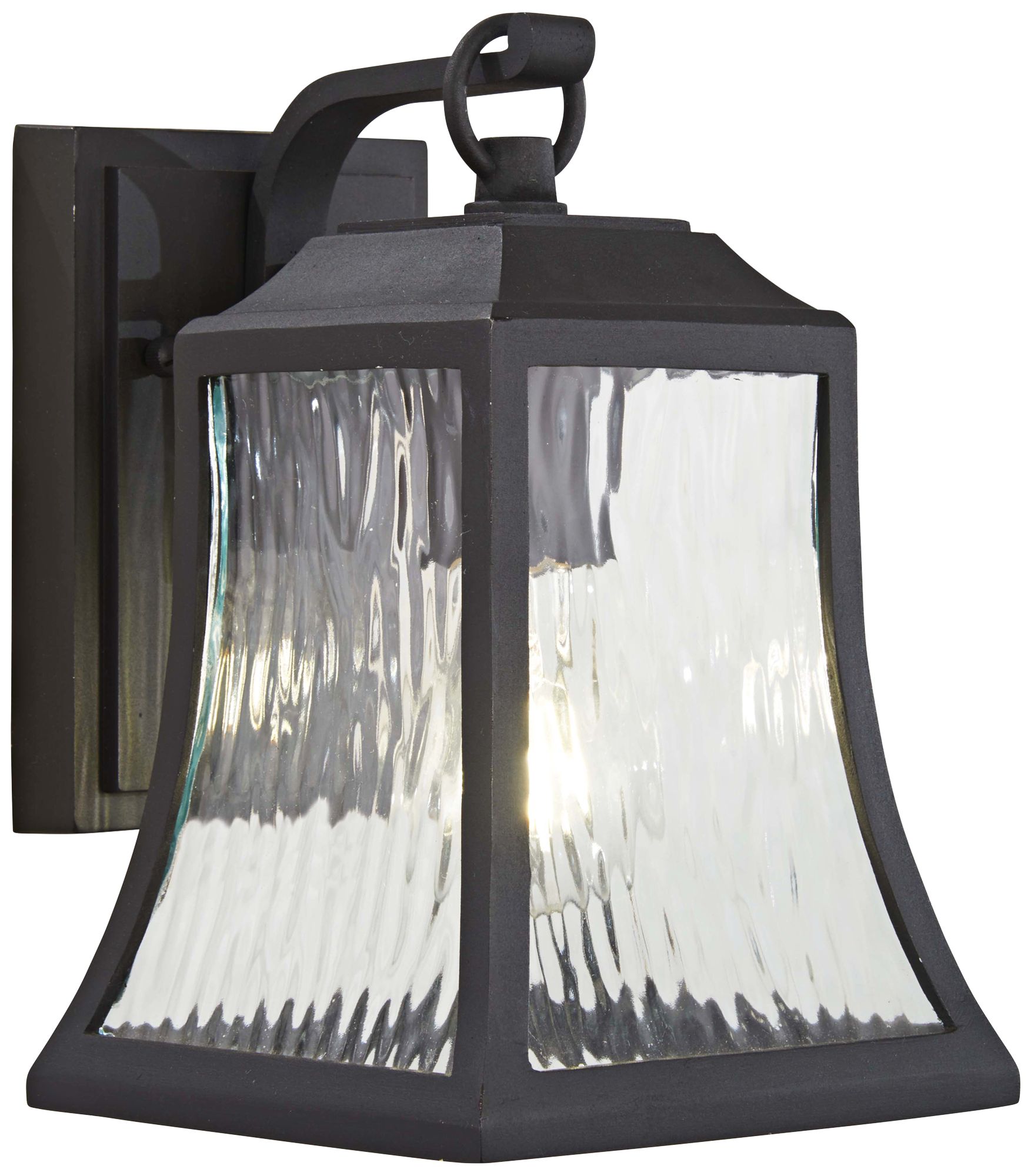 Cassidy Park 9 3/4" High Black Outdoor Wall Light