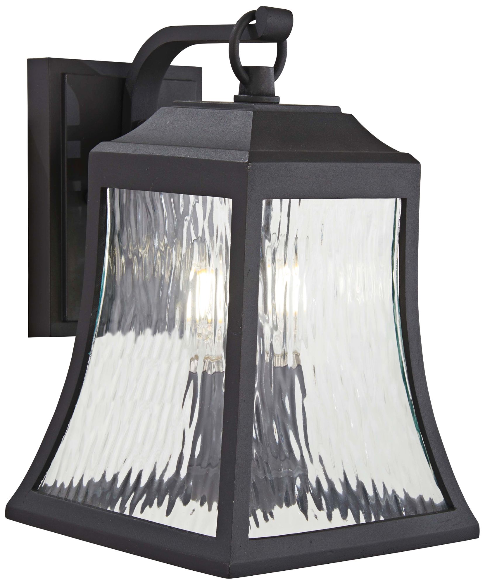 Cassidy Park 12 3/4" High Black Outdoor Wall Light