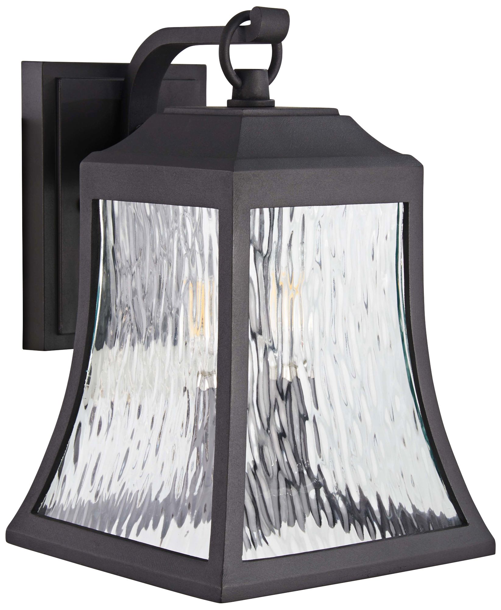 Cassidy Park 15 1/2" High Black Outdoor Wall Light