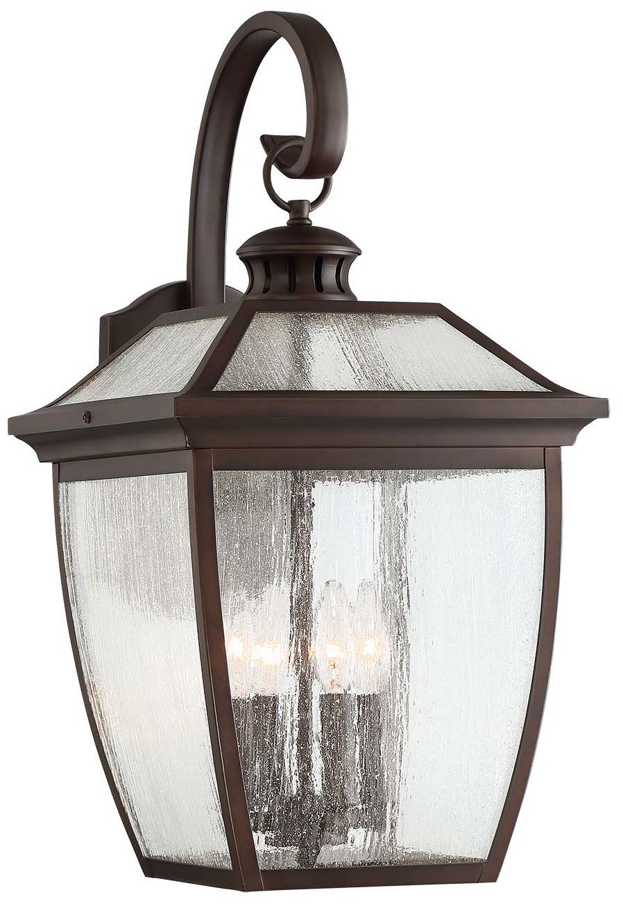 Sunnybrook 22 3/4" High Alder Bronze Outdoor Wall Light