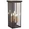 Casway 22" High Oil-Rubbed Bronze Outdoor Pocket Wall Light