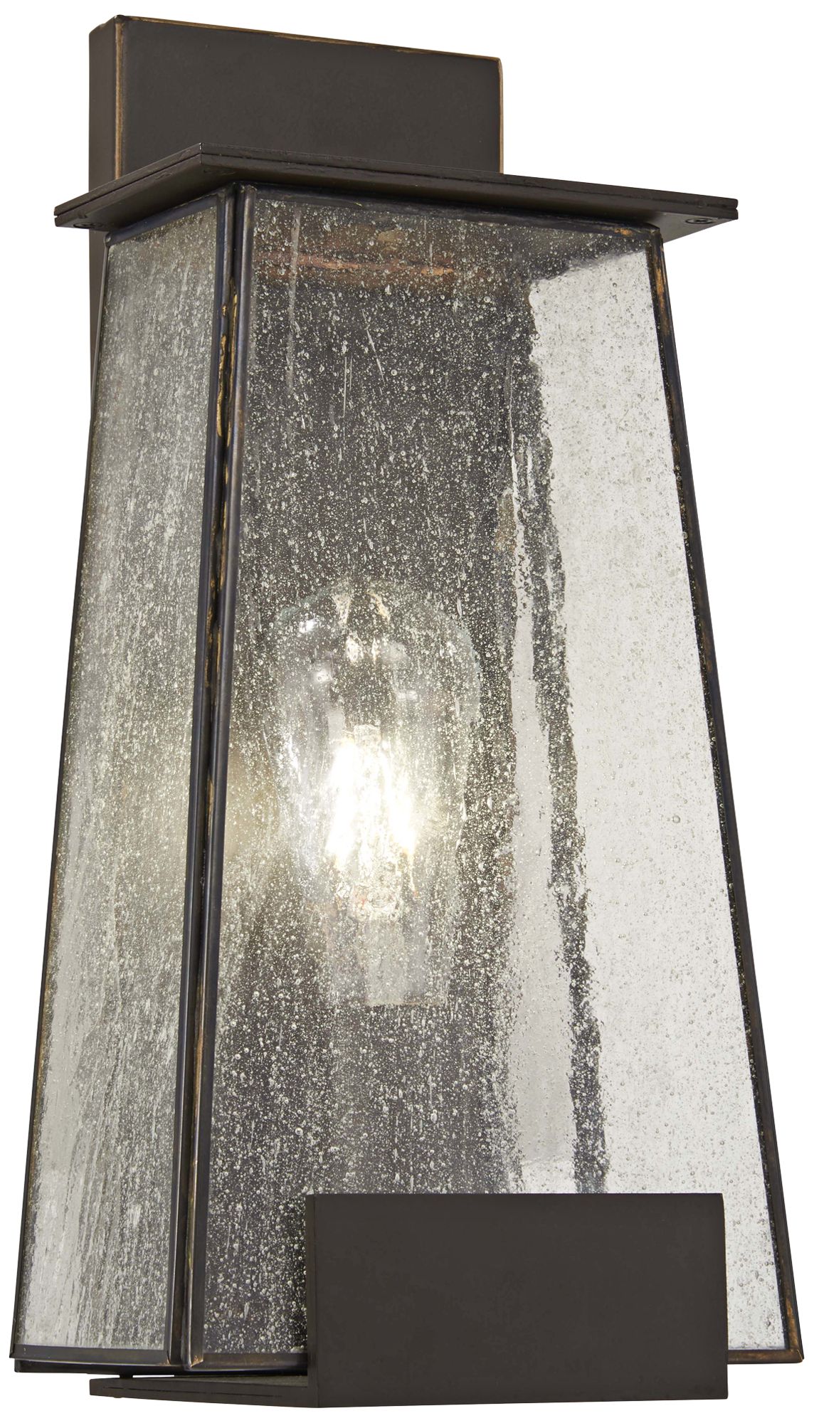 Bistro Dawn 14 1/4" High Dakota Bronze Outdoor Wall Light