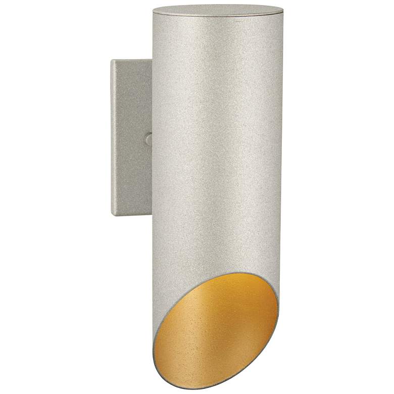 Pineview Slope 12 1/2&quot; High Sand Silver Outdoor Wall Light