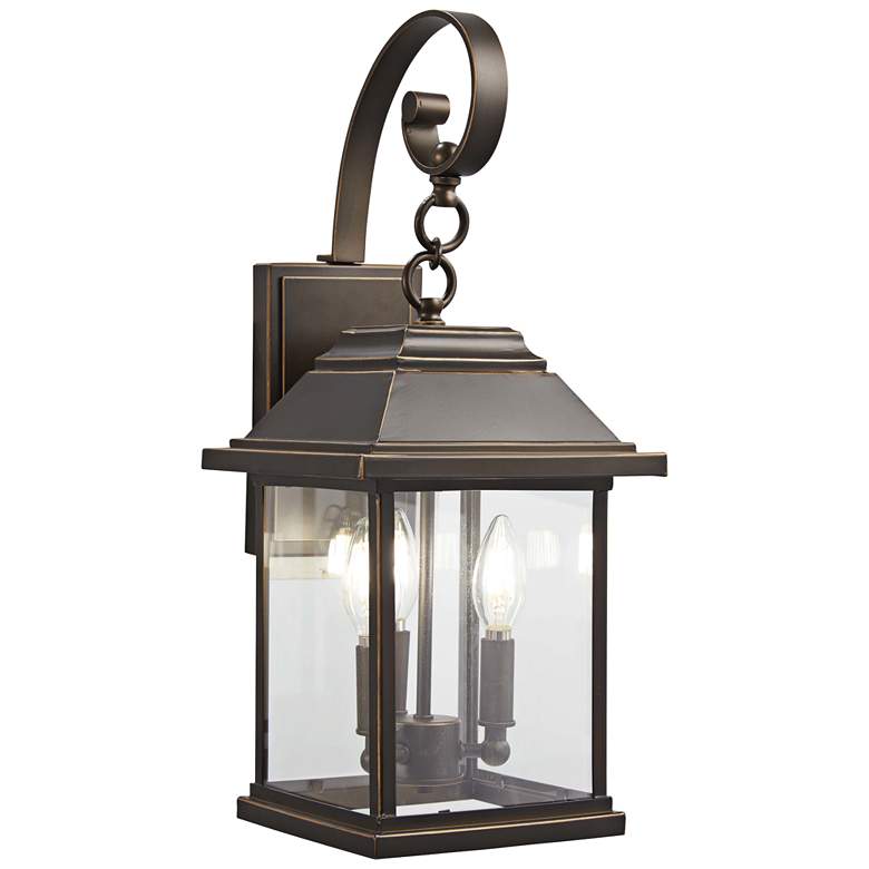 Mariner&#39;s Pointe 21 1/2&quot; High Bronze Outdoor Lantern Wall Light