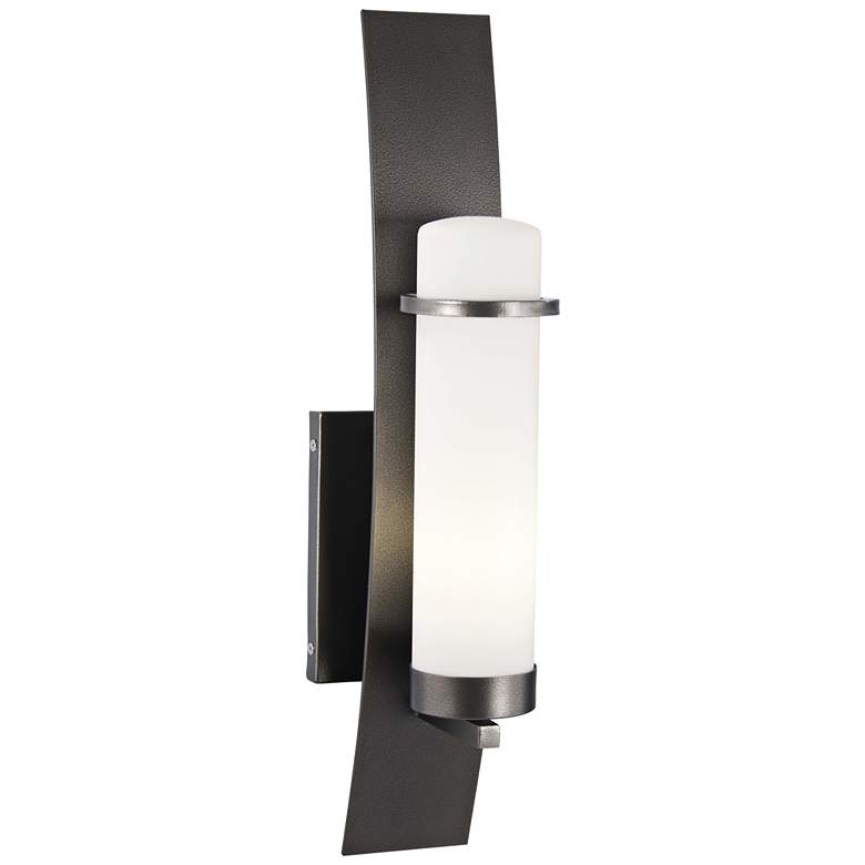 Arcus Truth 22&quot; High Smoke Iron Outdoor Wall Light