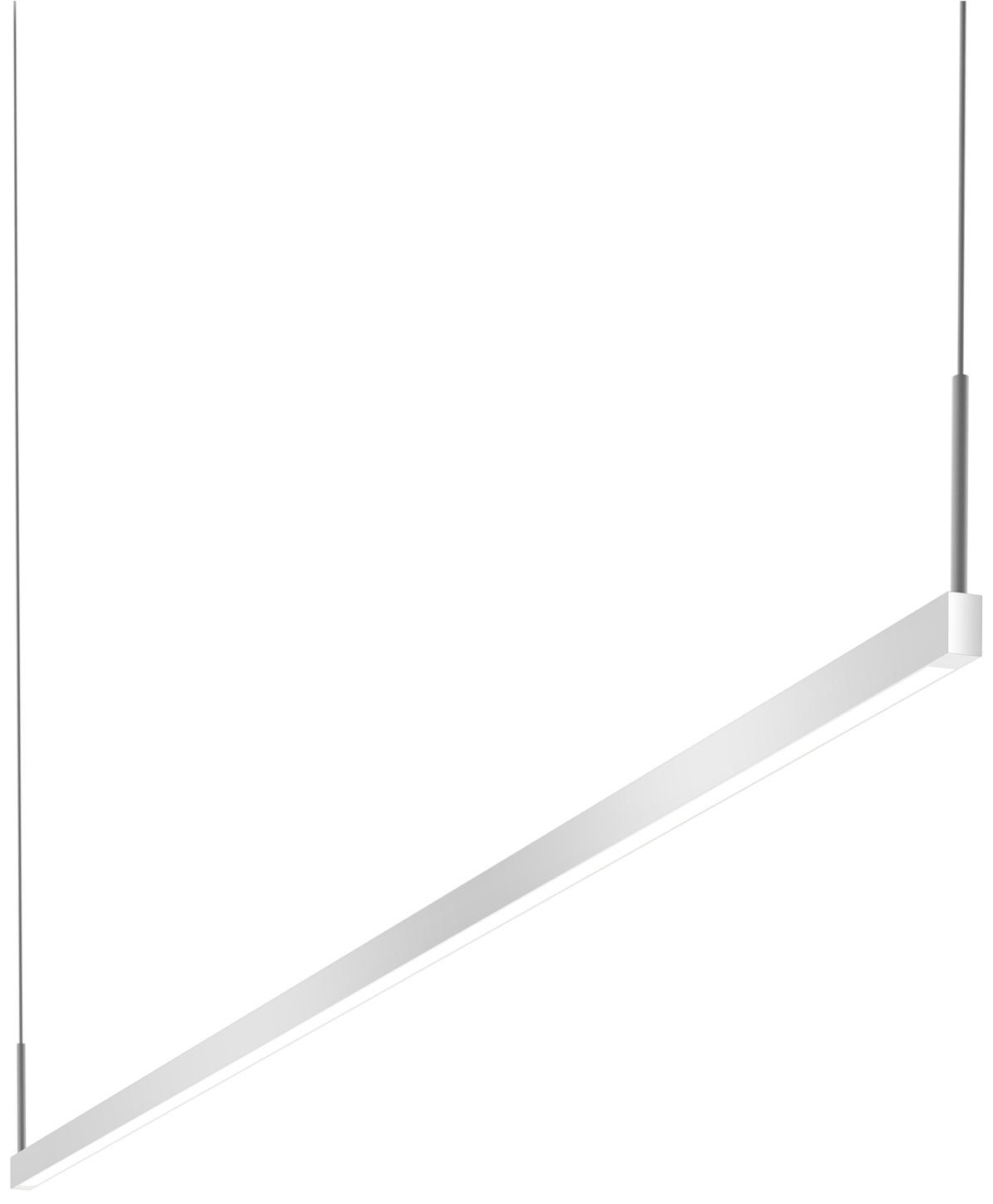 Thin-Line 72"W Aluminum Two-Sided LED Kitchen Island Pendant