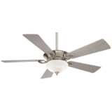 52&quot; Minka Aire Delano Nickel LED Ceiling Fan with Wall Control