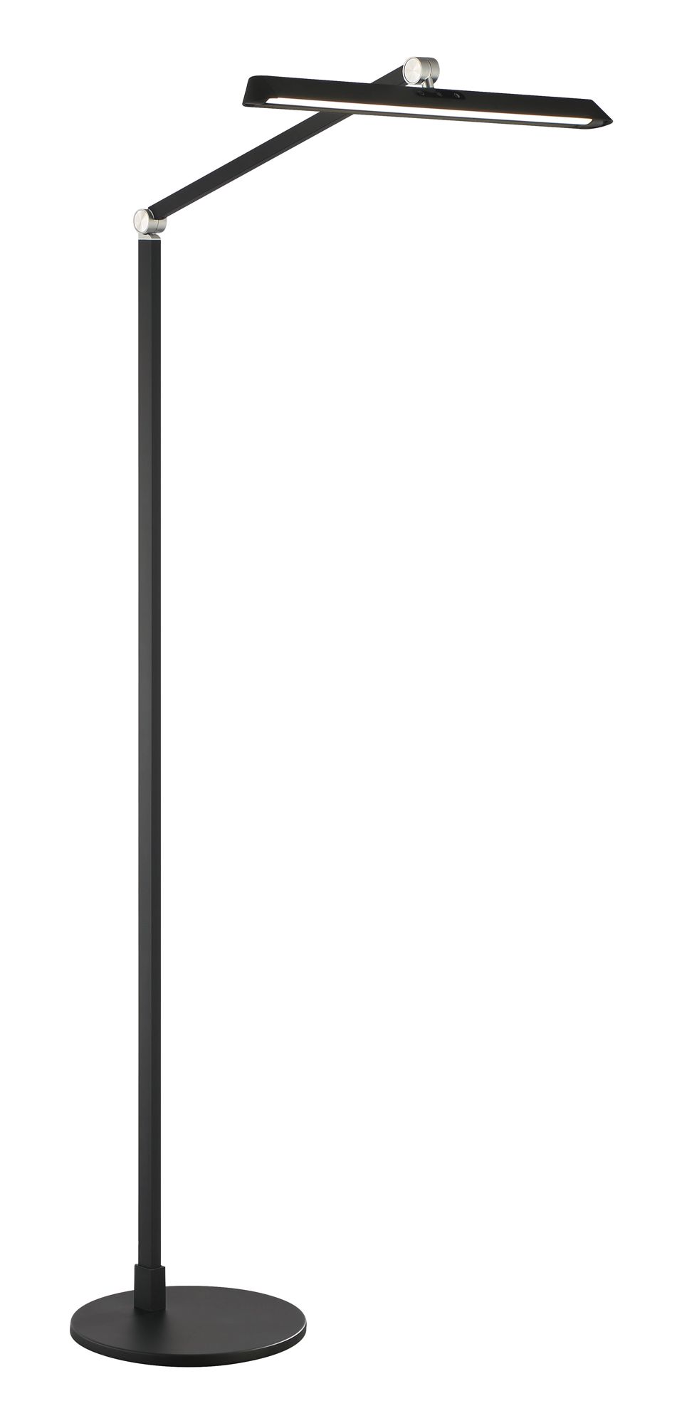 George Kovacs Task Portables 55 1/2" High Led Black Floor Lamp