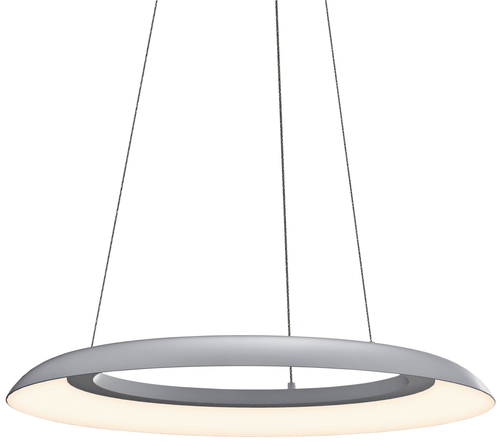 Sonneman Torus 24" Wide Dove Gray LED Pendant Light