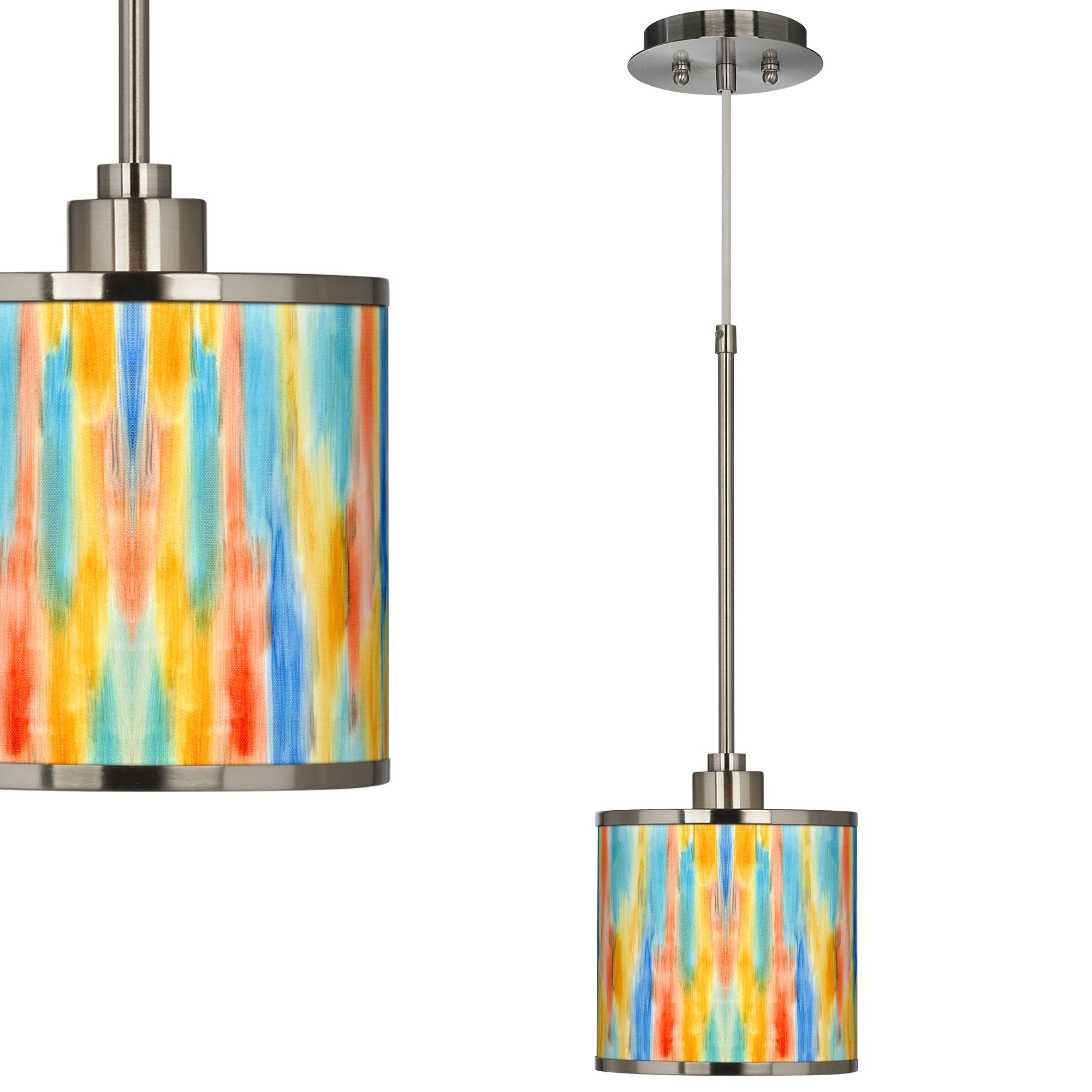 Tricolor Wash Giclee Glow Mini Pendant Light