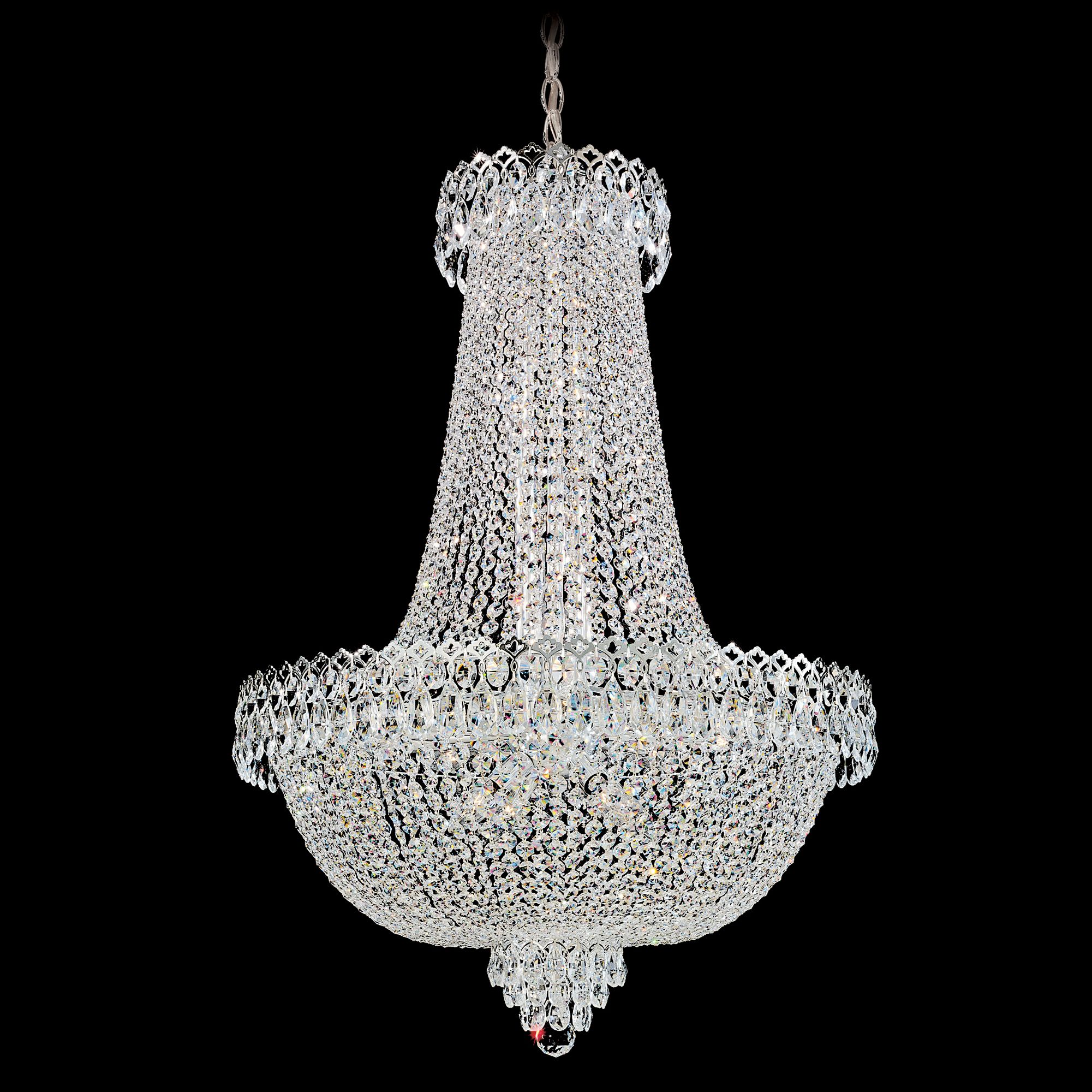 Schonbek Camelot Collection 28" Wide Silver Crystal Chandelier