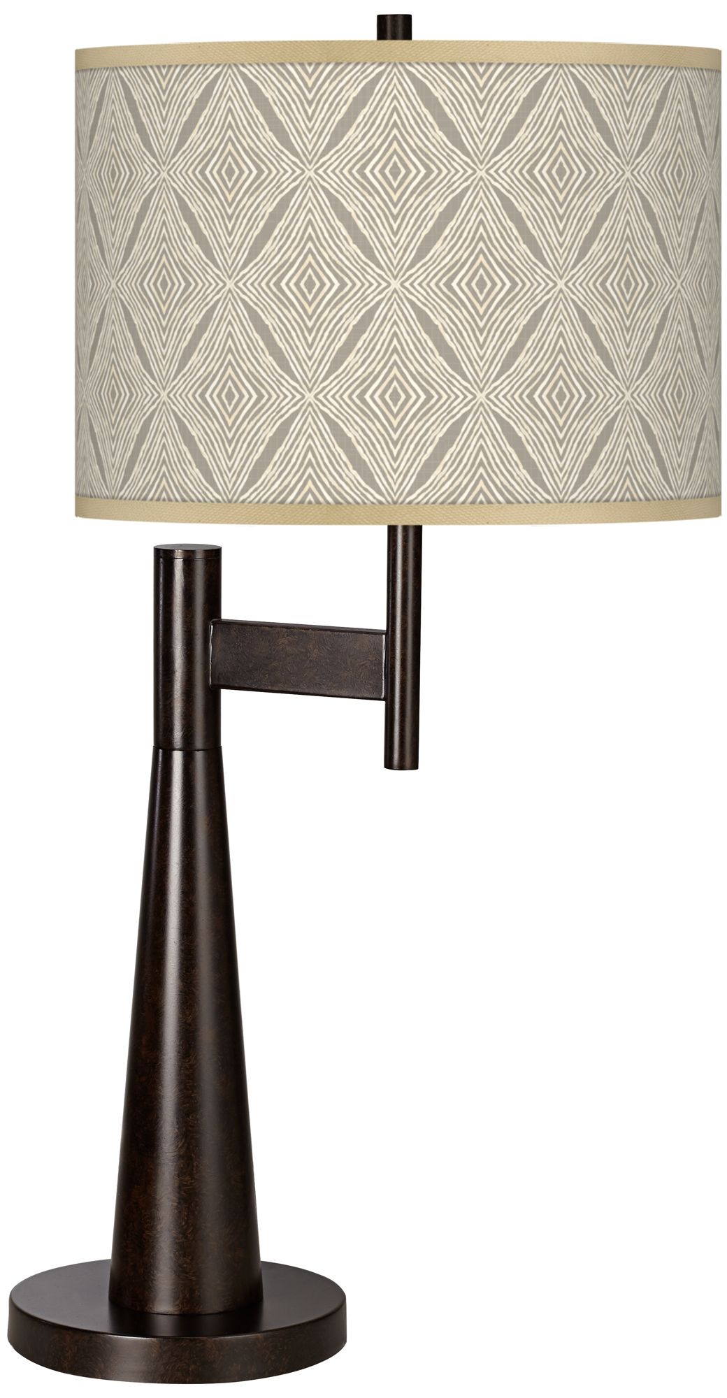 Moroccan Diamonds Giclee Novo Table Lamp