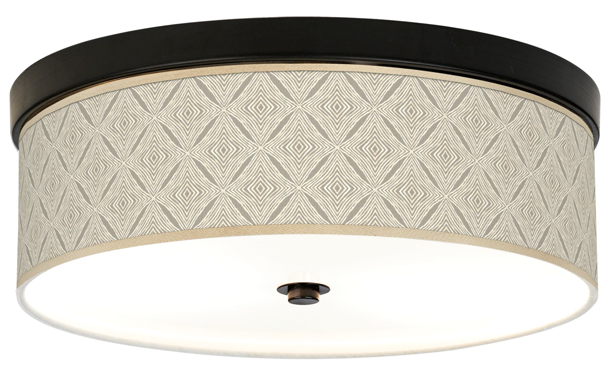 Moroccan Diamonds Giclee Energy Efficient Bronze Ceiling Light