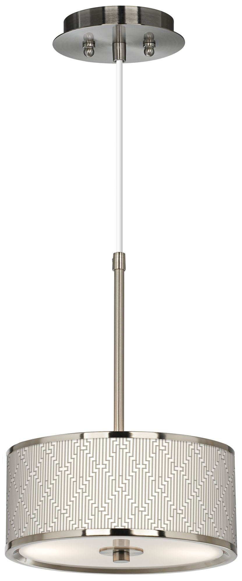 Diamond Maze Giclee Glow 10 1/4" Wide Pendant Light