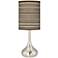 Cedar Zebrawood Giclee Droplet Table Lamp