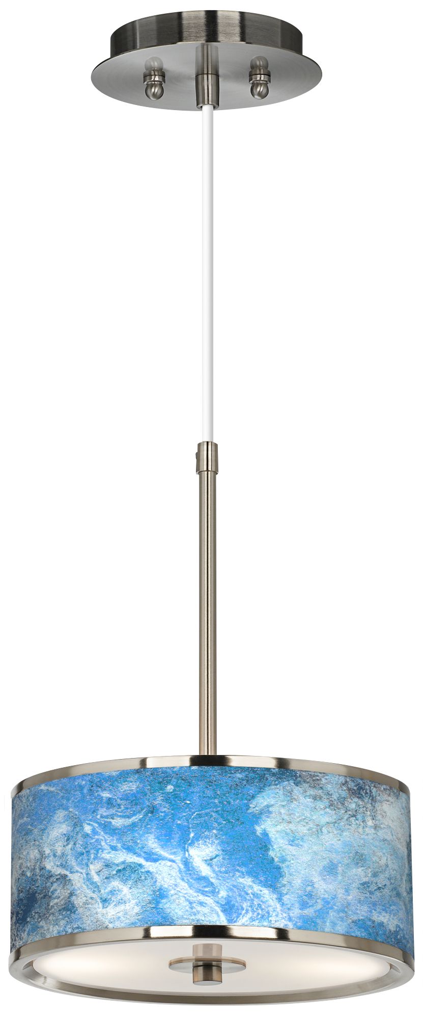 Ultrablue Giclee Glow 10 1/4" Wide Pendant Light