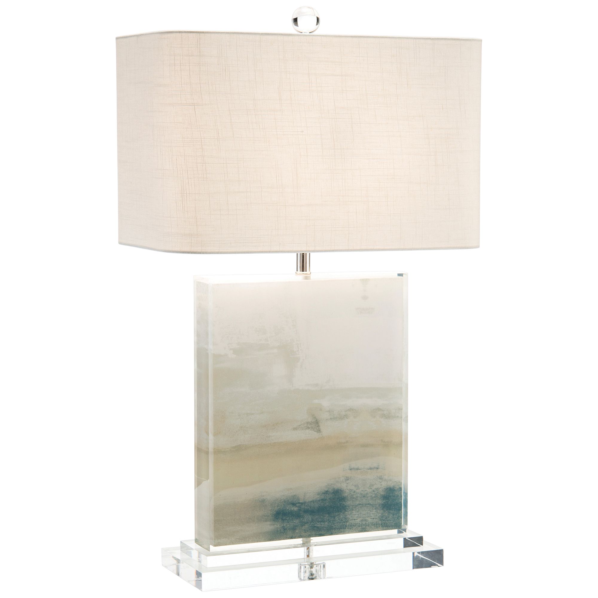 John Richard Slated Blue and Gray Table Lamp
