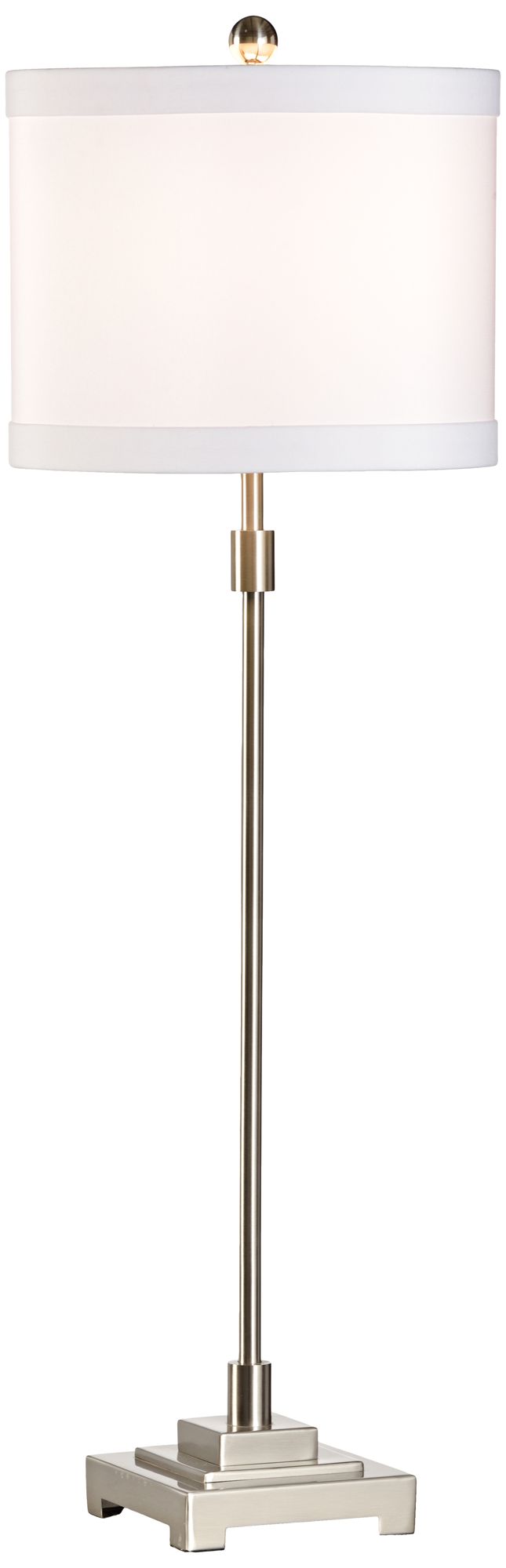 Wildwood Bailey Brushed Nickel Metal Table Lamp