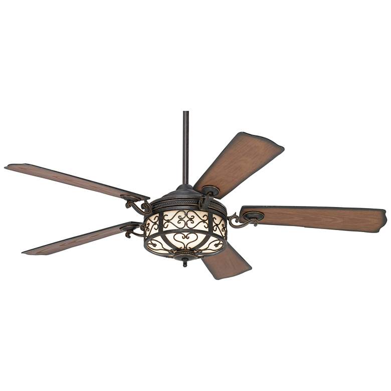 54&quot; Hermitage&#8482; LED Golden Forged Outdoor Ceiling Fan