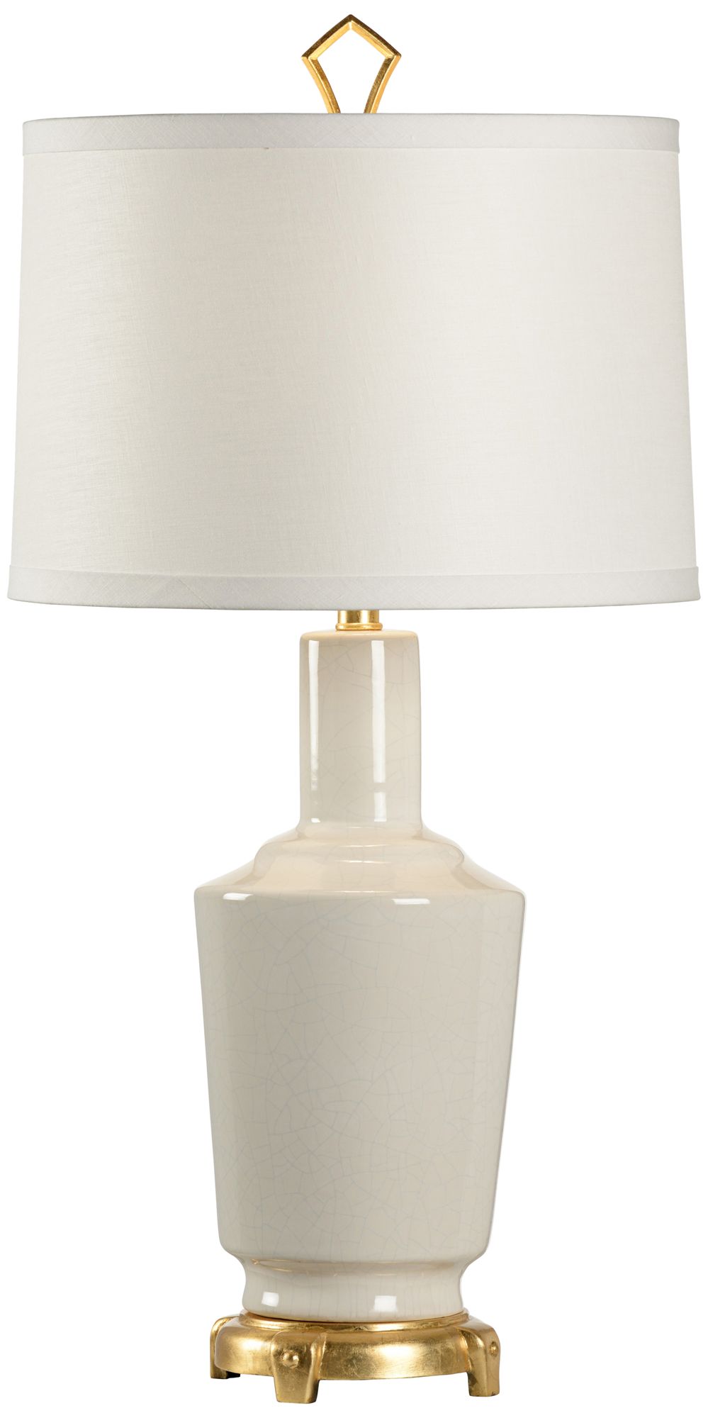 Wildwood Emma Snow Glaze Ceramic Table Lamp