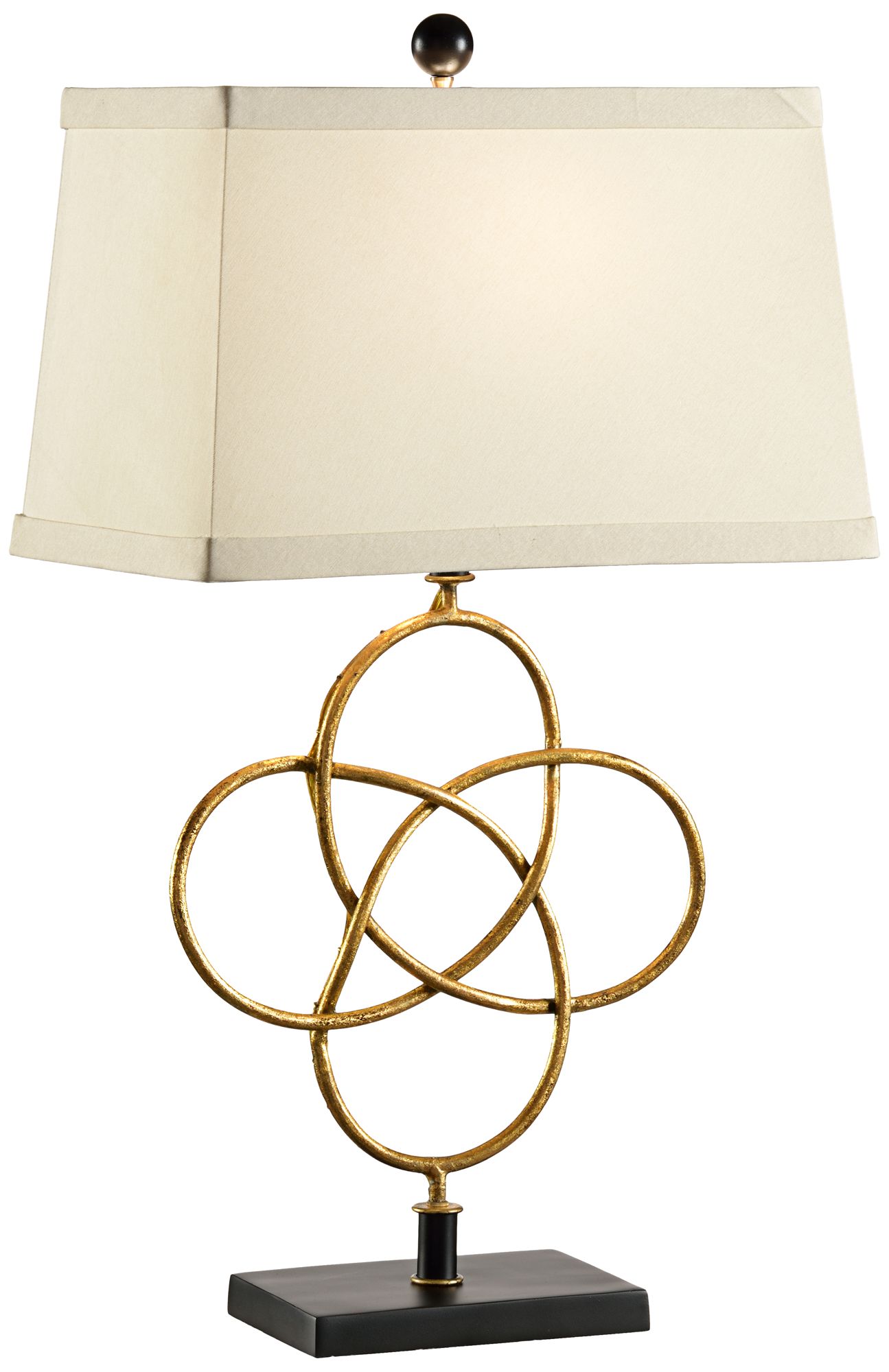 Wildwood Loose Knot Gold Metal Table Lamp
