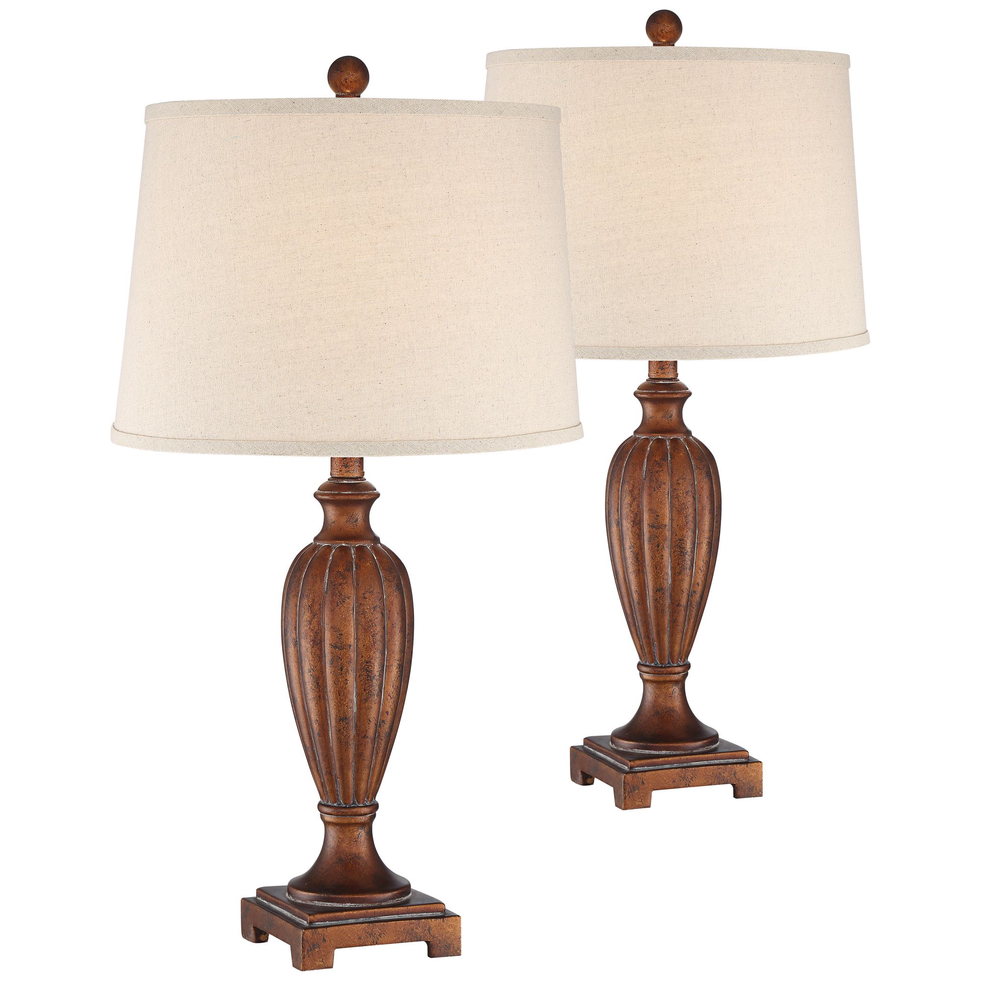 Wanda Copper Bronze Table Lamp Set of 2