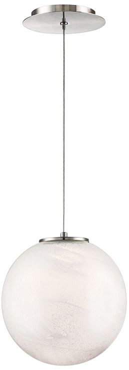 Modern Forms Cosmic 9" Wide Brushed Nickel LED Mini Pendant